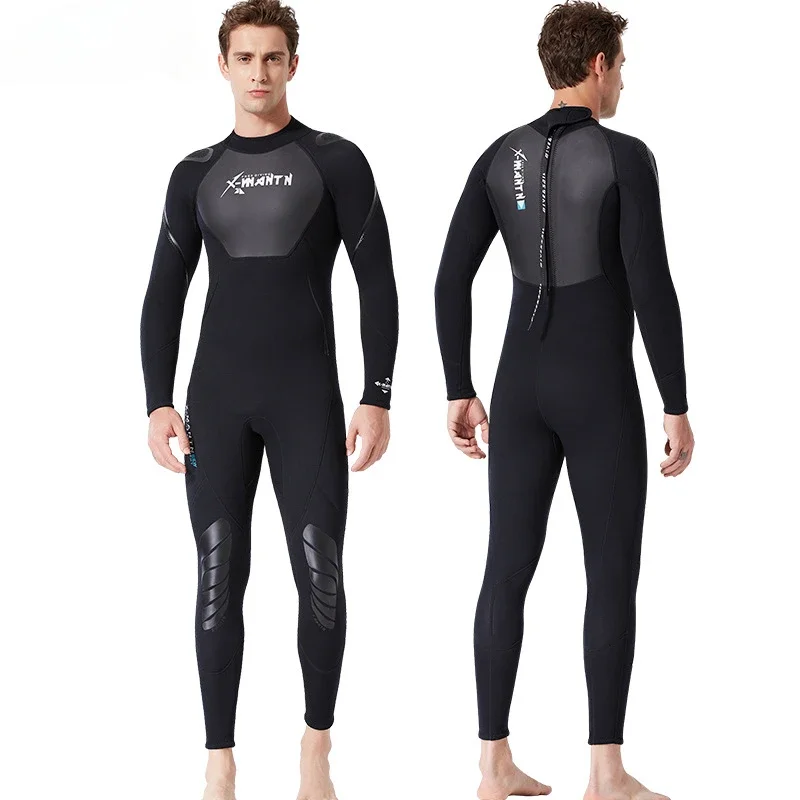 DIVE&SAIL 3mm Wetsuit for Men and Women, Full Body Diving Suit, Keep Warm in Cold Water, Ideal for Snorkeling and Swimming