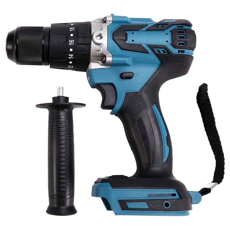 

Brushless Cordless Drill, 13Mm 120Nm Torque Electric Drill For Makita 21V Battery (No Battery)