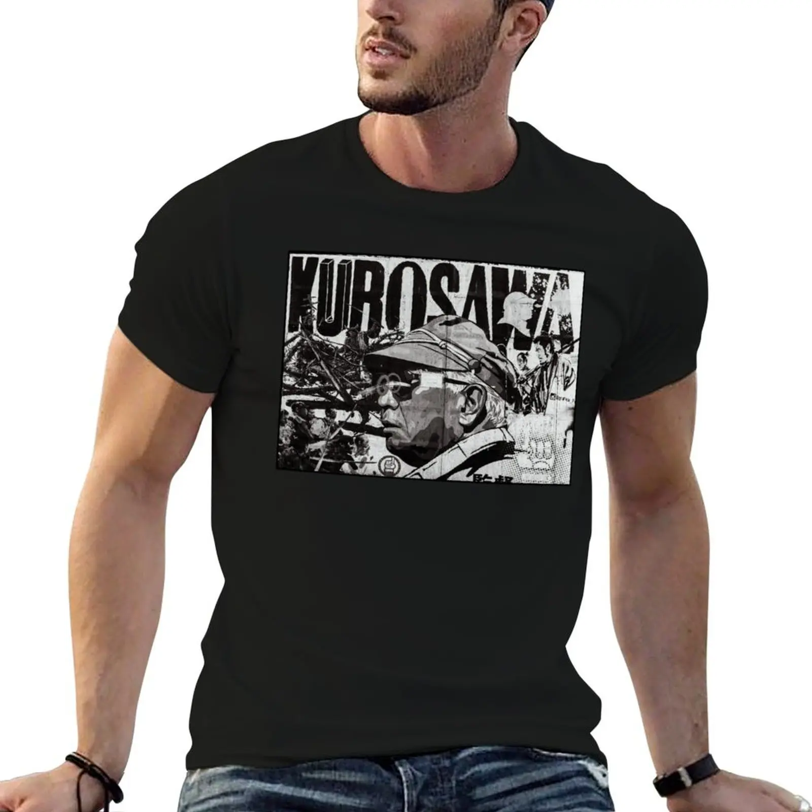 

Reward Akira Kurosawa Retro Wave T-Shirt anime t shirts for man t shirts for man pack white T-Shirt