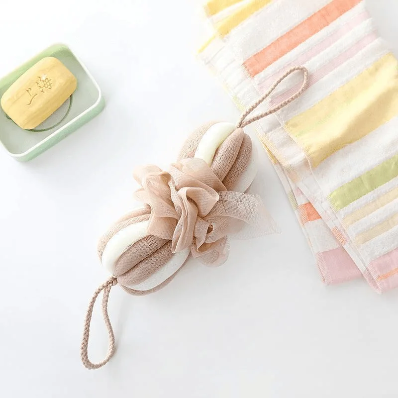 Men Women Household Back Rub Bath Strap Exfoliating Body Scrub Towel Comfort Shower Sponge Practical Bath Gadget