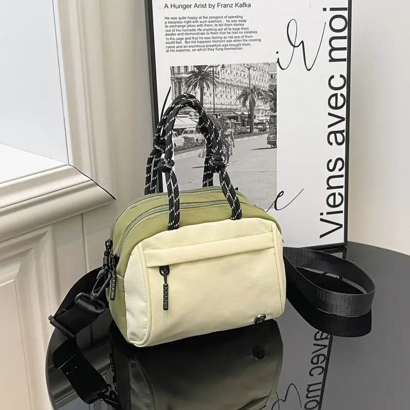 

New Casual Canvas Tote Bag Chic Casual Women's Simple Tote Bag Summer Versatile Outdoor Shoulder Bag Fashion underarm Pouch