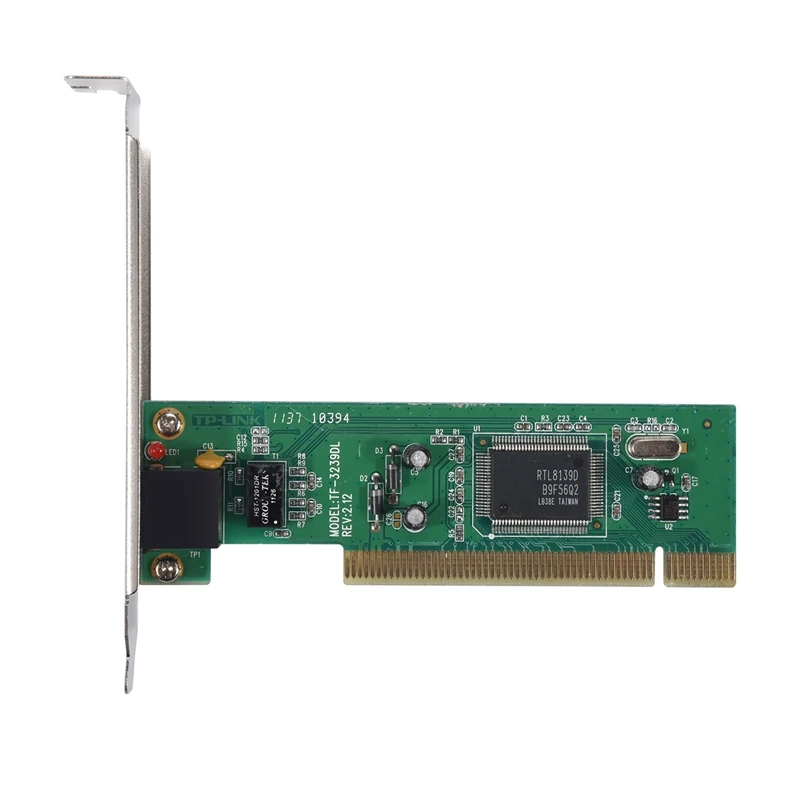 PCI Network Card RTL8139D Expansion Card 100Mbps RJ45 Ethernet Network LAN Card Desktop Extended Wired Network Card