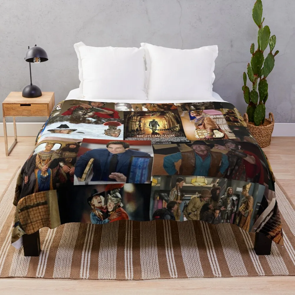 Museum Throw Blanket Furry Blankets Luxury Thicken Blanket