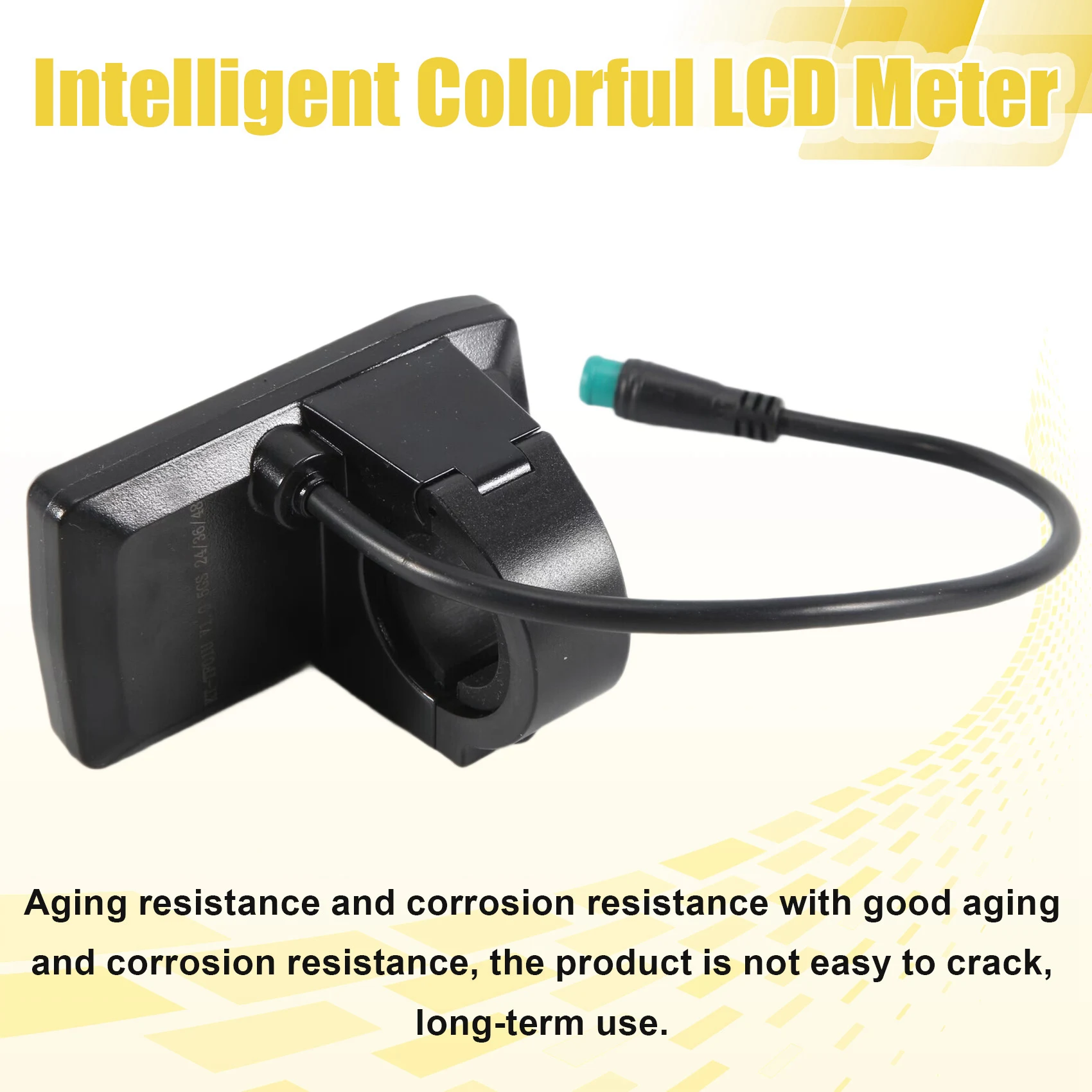 A64K Ebike Display for KT TF01U 24V 36V 48V Intelligent Colorful LCD Meter Waterproof Joint Electric Bicycle Meter