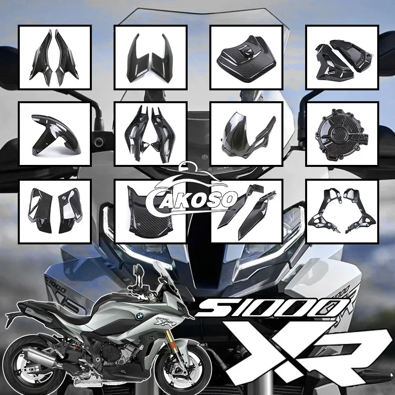 

For BMW S1000RR 2020-2024 Full Fairing Kits Carbon Fiber Fender Winglet Panels Tank Cover Exhaust Modified Accessories Moto