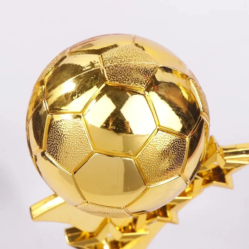 Plastic Golden Ball Awards Trophy Model Soccer Competition Winner Award Trophy Toy Craft Souvenirs Excellent Player Award Smal