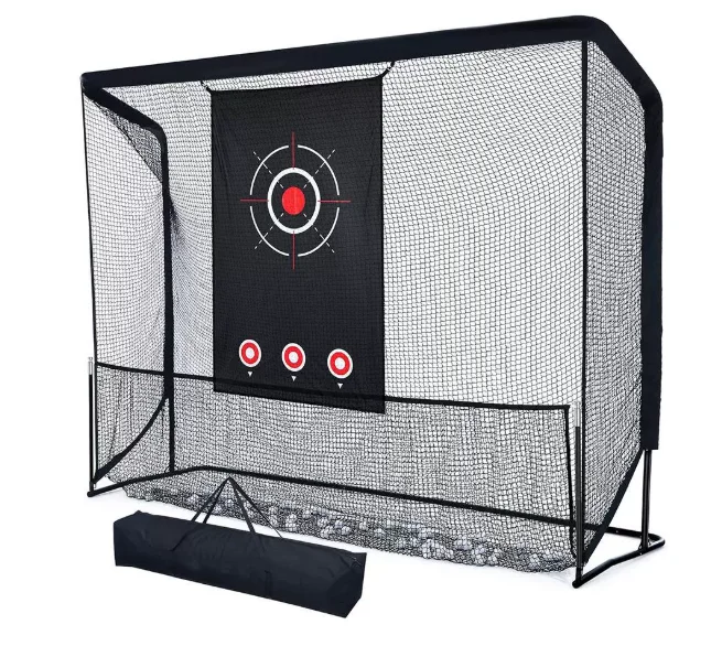 Simulator Outdoor/Indoor/Garage Backyard  Golf Hitting Swing Training Aids Target Cloth 10 X 8 FT HD Impact Screen Golf Net