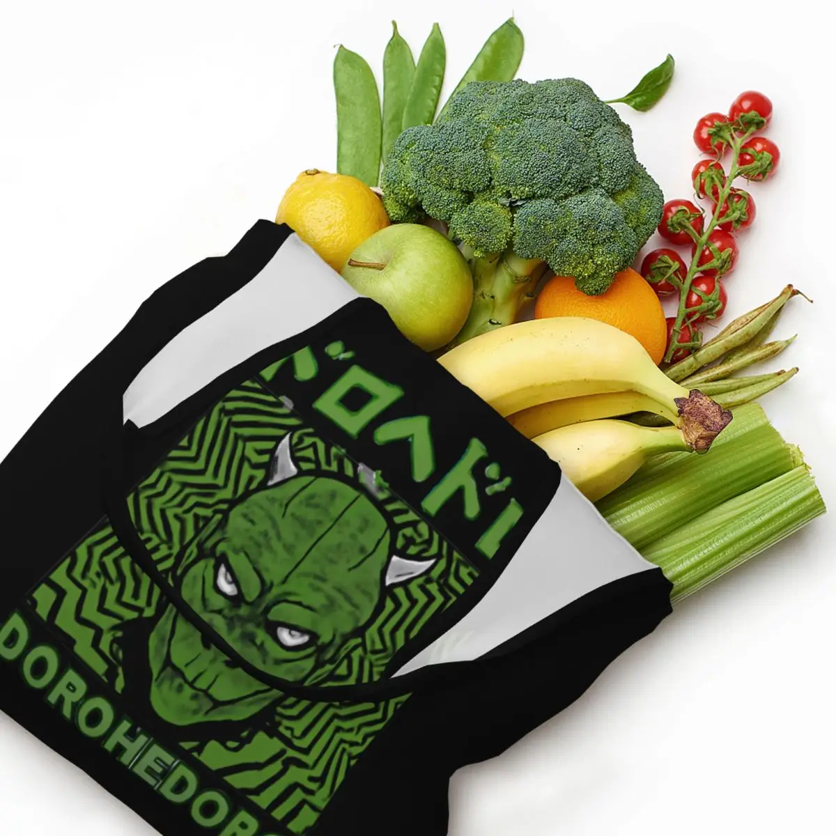 Dorohedoro Dark Fantasy Vibes Large Capacity Canvas Tote Bag Single Shoulder Commute Bag For Women Eco-Friendly Shopping Bag