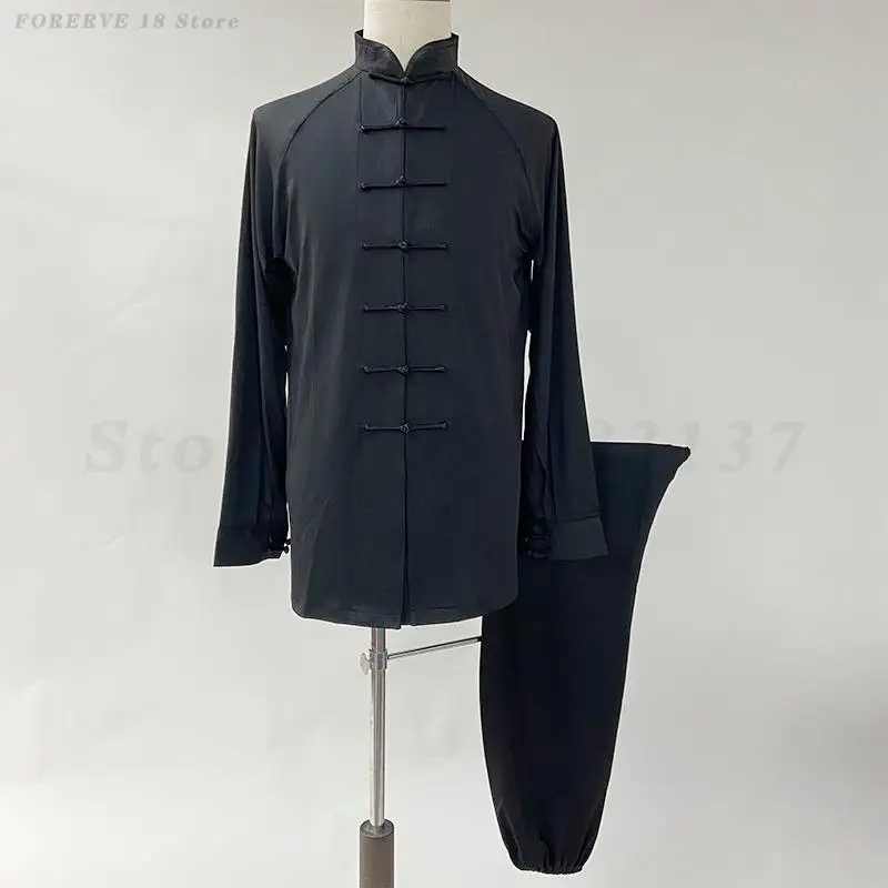 

Long Sleeved Wushu Tai Chi Clothes Adults Morning Exercise Costume Traditional Chinese Kung Fu Uniform Wing Chun Outfits