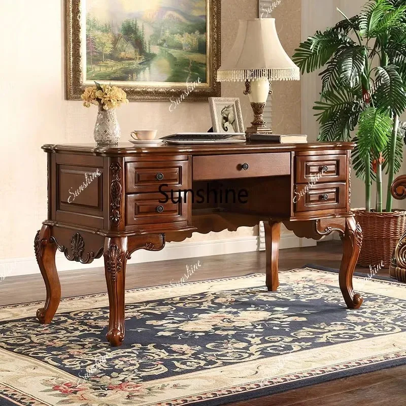 American solid wood home office computer desk