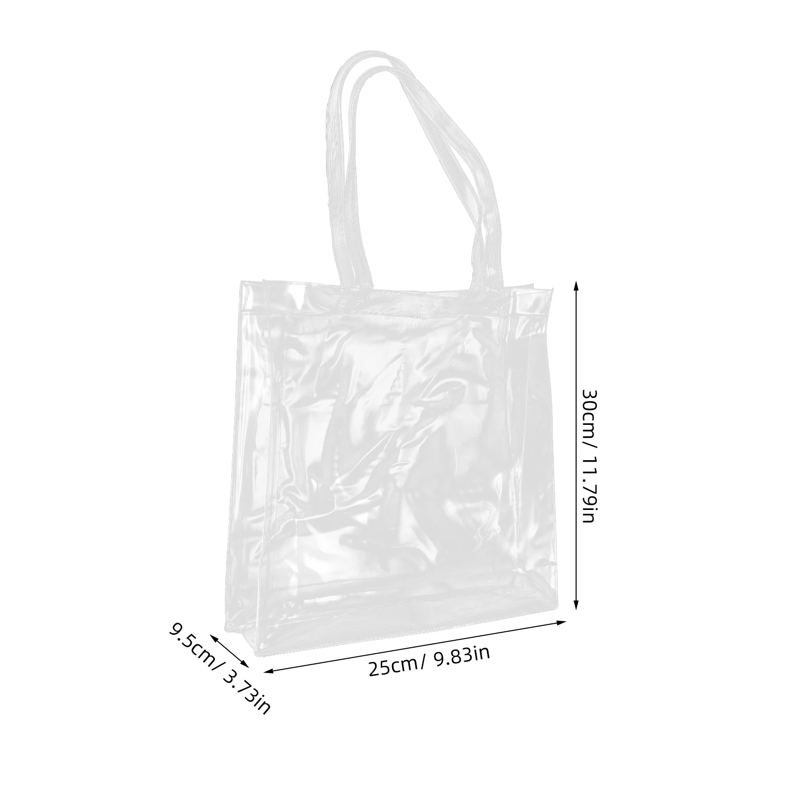 Bolsa de documentos transparente de grande capacidade, organizador de arquivo portátil para papéis de teste, contas, verificações, armazenamento de recibos, sacola reutilizável