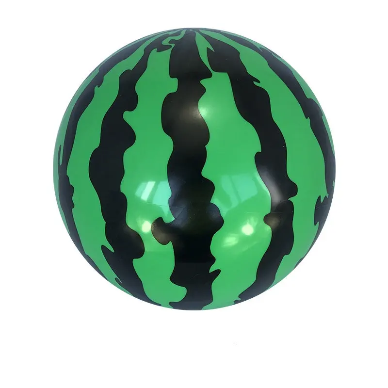 Large Thickened Environmental Protection Watermelon Ball Water Polo Beach Ball Children's Plastic PVC Inflatable Bouncing Toys