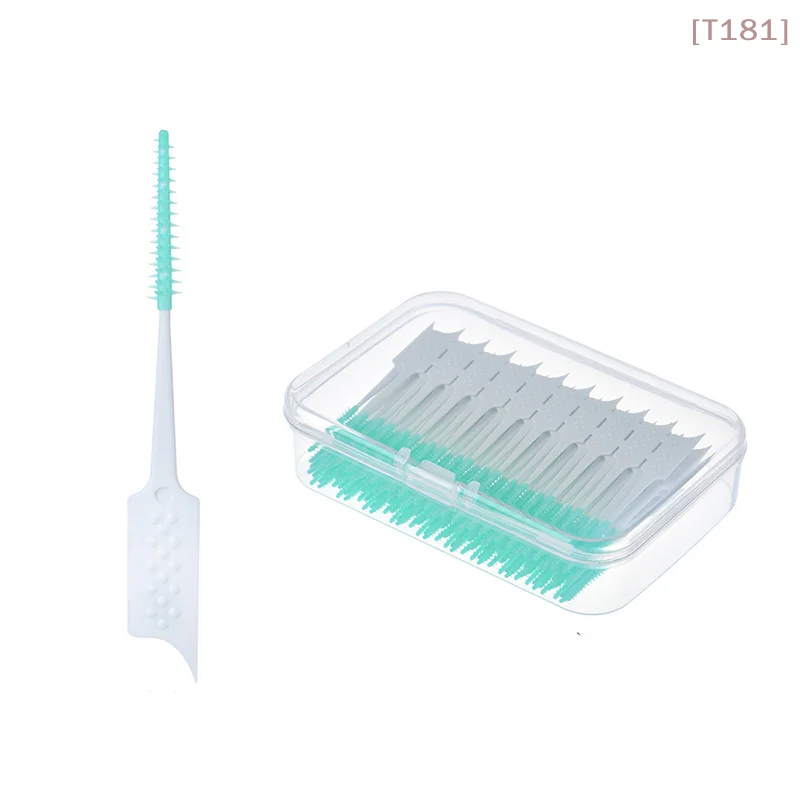 

Межзубные щетки-зубочистки силиконовые, мягкая щетина, для гигиены полости рта, для чистки между зубами