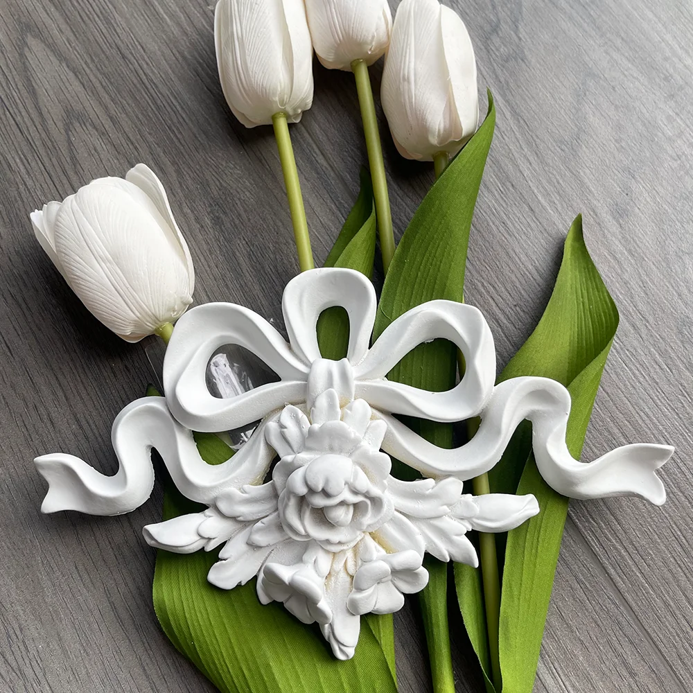 PU decoration carved flowers villa apartment living room wall shape decorative flower door head wardrobe entrance flower