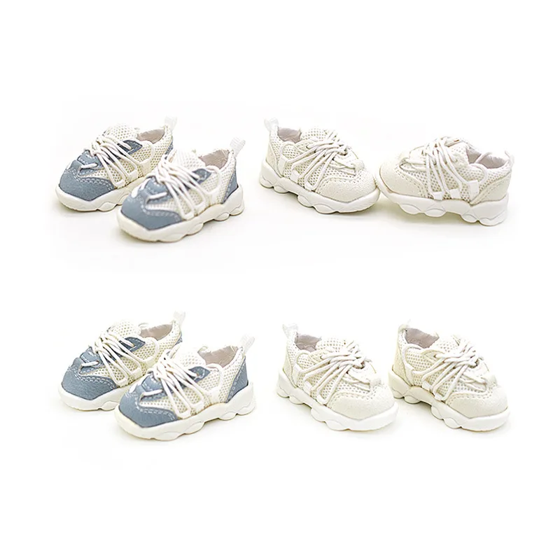 

1/6 BJD Doll Shoes Accessories Fit 20cm Lean Body Cotton Doll Sports Shoes Doll Clothes Dress Up Toys Gift