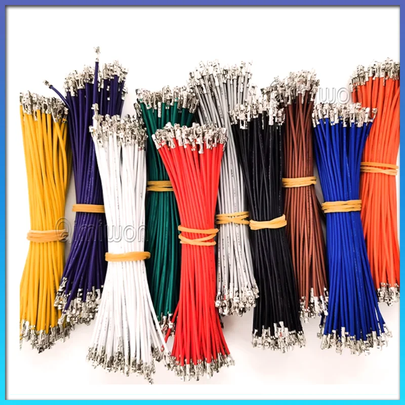 XH 2.54mm pitch single-head spring contact terminal strip, non-inserted shell, 26AWG electronic connection wire
