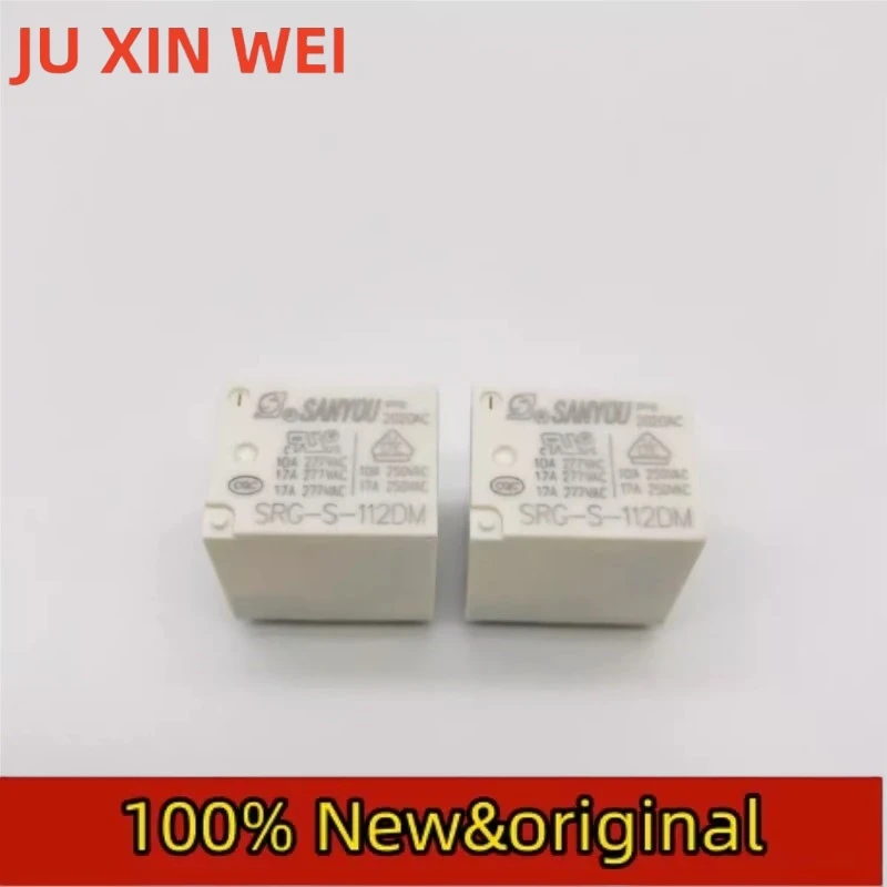 10PCS Sanyou Relay SRG-S-105DM 112D-F 4-pin/5-pin 112-DM SH-124DM-F 17A