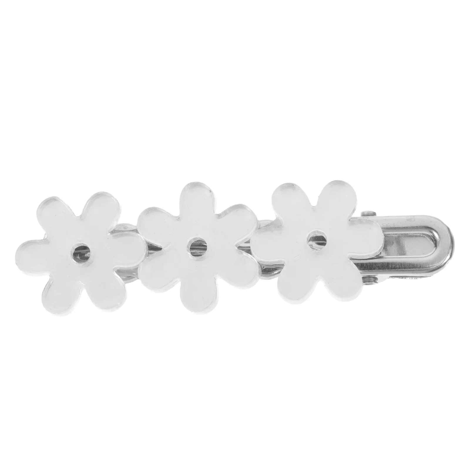 

Mirror Flower Hair Clip Decorative Side Hair Barrettes Alligator Side Hair Clips Headpieces Accessories for Women Girls