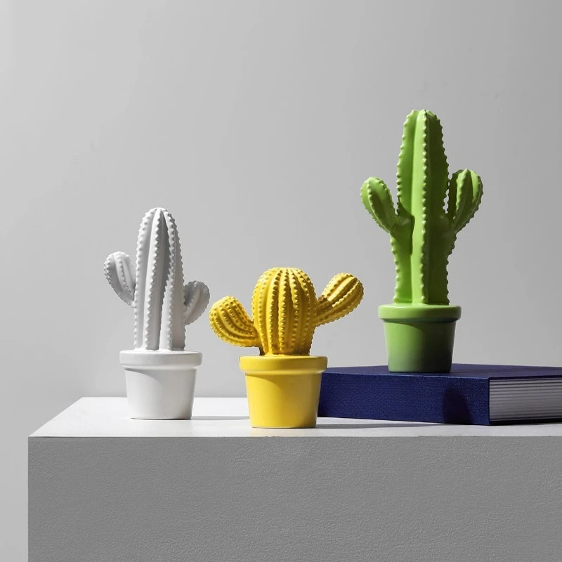 Nordic moderne einfache keramik kaktus ornament kreative wohnzimmer modell zimmer TV schrank desktop hause dekoration