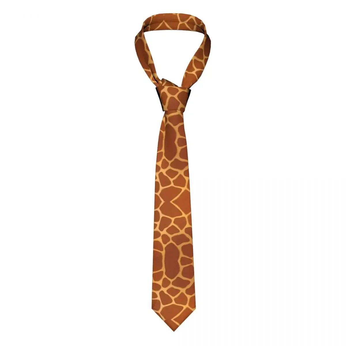 Tie For Men Formal Skinny Neckties Classic Men's Giraffe Fur Skin Hide Texture Wedding  Gentleman Narrow