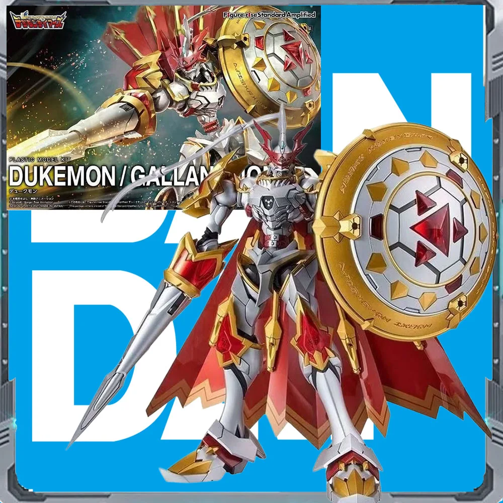 

Original Bandai Figure-rise Standard Amplified DUKEMON/GALLANTMON Digimon Anime Figure Assembly Model Collectible Toys