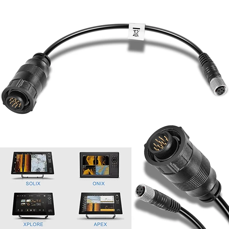 1852073-mkr-us2-13-cable-adaptador-universal-sonar-2-para-motores-de-pesca-a-la-deriva-para-chartplotter-humminbird-xplore-apex-solix-onix