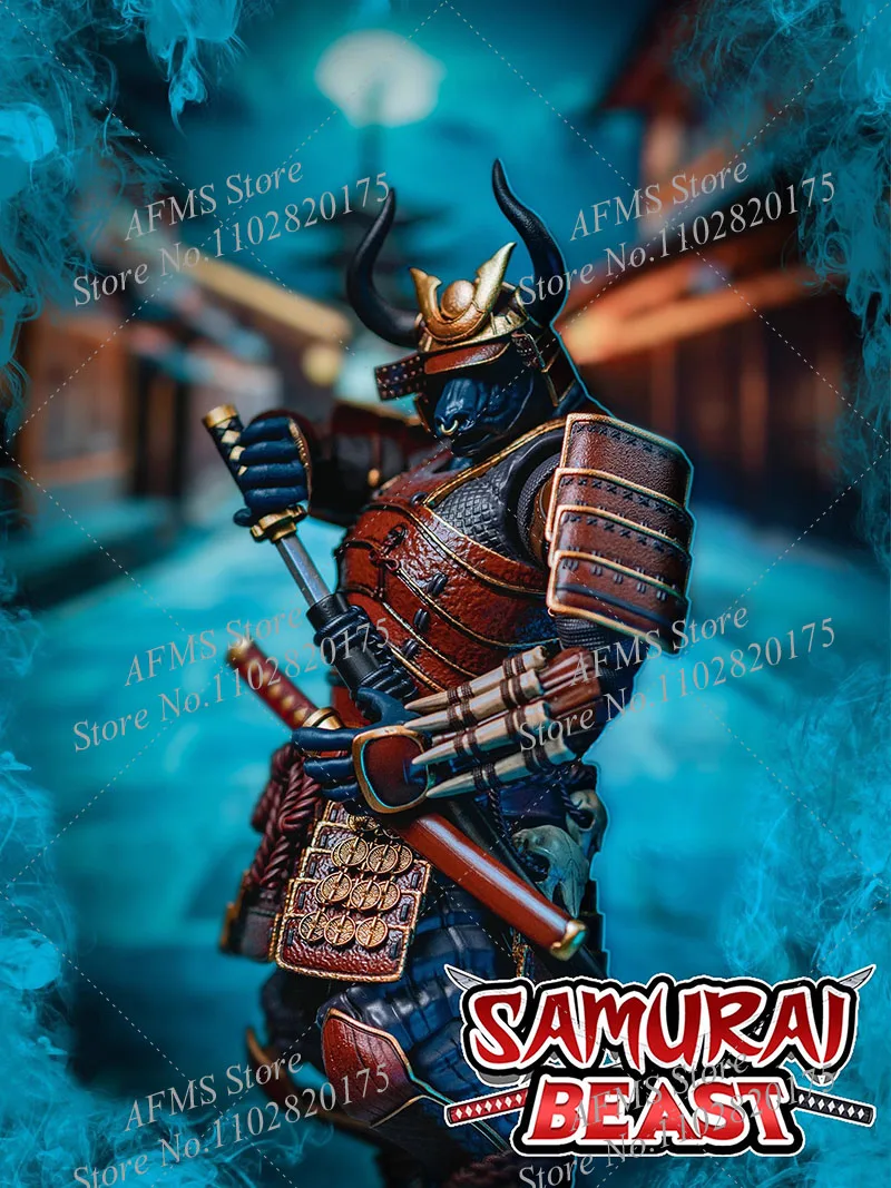 GoldenAge Toys 1/12 Scale Collectible Figure Bone Horn Samurai Beast Assault Troops Shadow Troops 23Cm Action Figure Soldier Toy