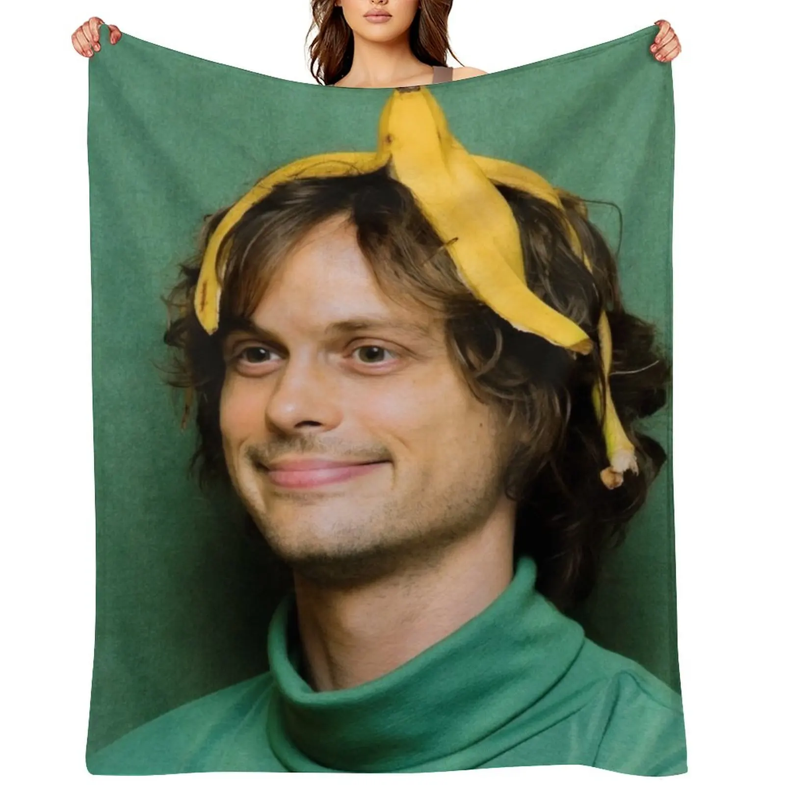 

Mathew Gray Gubler Throw Blanket christmas decoration Bed Travel valentine gift ideas Blankets