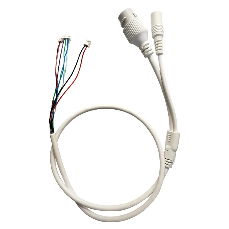 Cámara de red CCTV POE IP, módulo PCB, cable de alimentación de vídeo, 60cm, conector hembra RJ45 con Terminlas