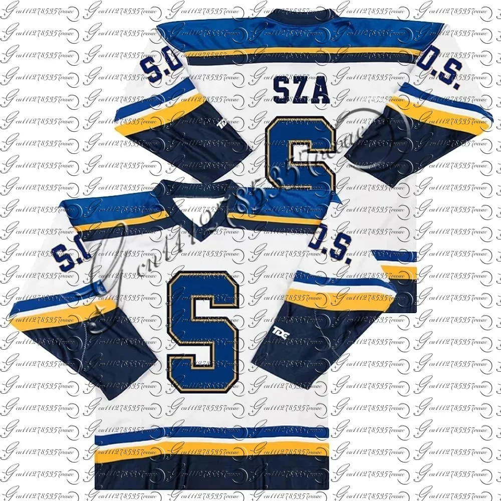 SZA Jersey SOS Blind New Album Merch Summer North American Tour Men's Women Long Sleeve T-shirt Top Casual FamilyMatching