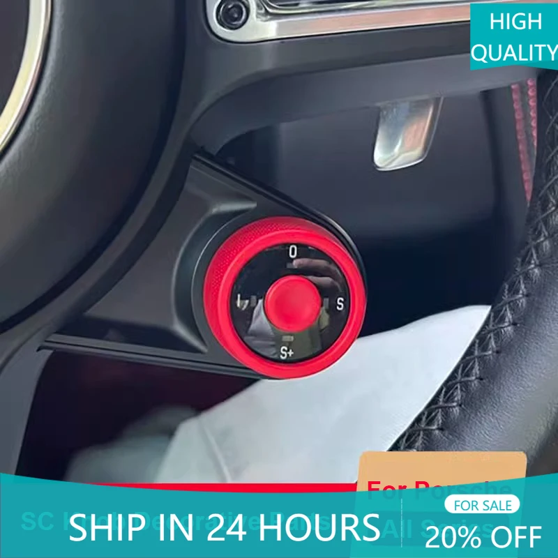 Botón de volante deportivo Chrono NEW1 para Porsche Cayenne/Panamera Macan/911 718/Taycan 2017-2025 Kit de interruptor de modo SC Plug Play