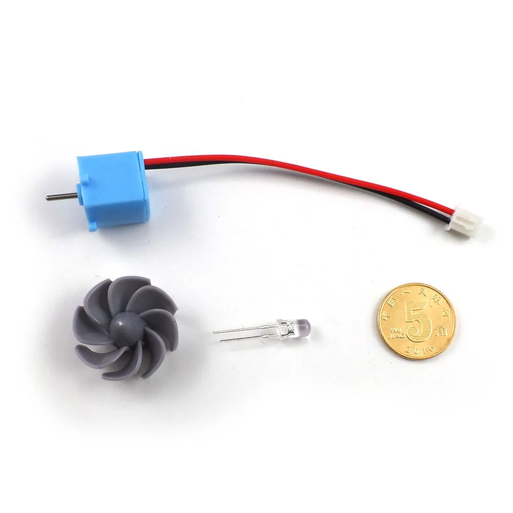

Wind Hydraulic Generator Mini Turbine Dual Purpose Model Kit DIY Assembly Science for Wind