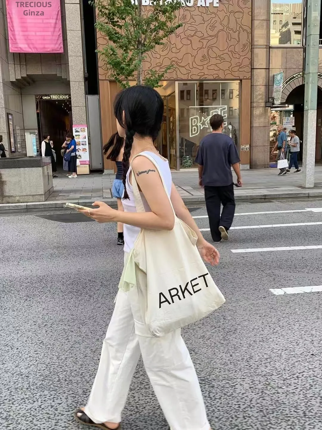 

Женские повседневные прямые брюки Tannat с эластичной талией, в винтажном стиле, свободного кроя, длинные, летние, модные, больших размеров