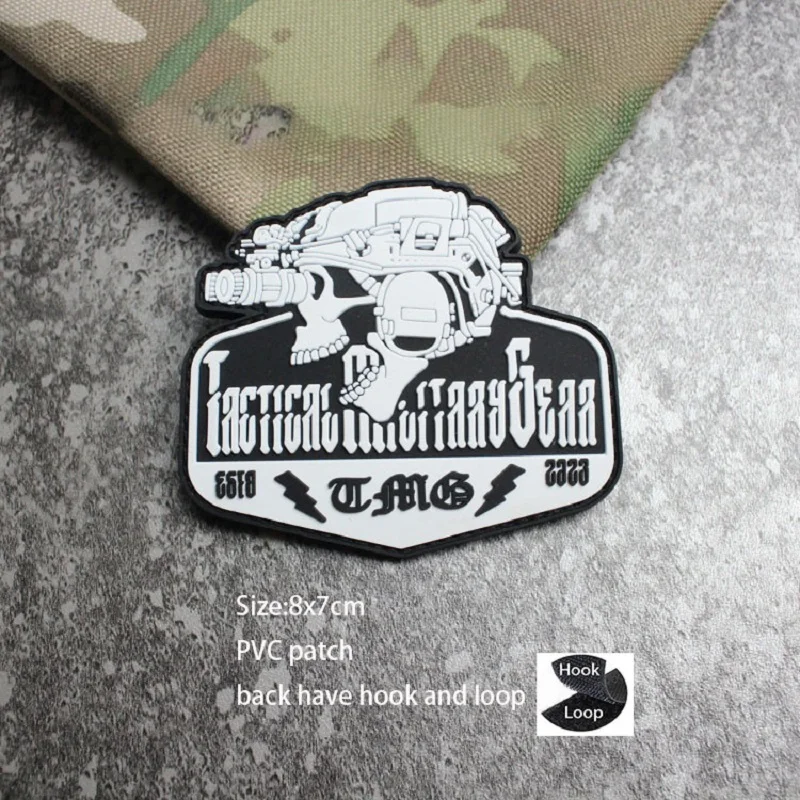 Patch Series Dragon Rider Insignia telescopico Skull Armband Cat Eagle Wolf Roar Camping insignia zaino PVC BABAYAGA patch