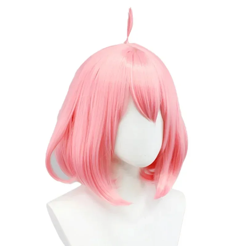 

Костюм для косплея аниме Spy x Family Anya Forger, robe noire pour взрослых, robe Kawaii pour filles et femmes, perruque rose,