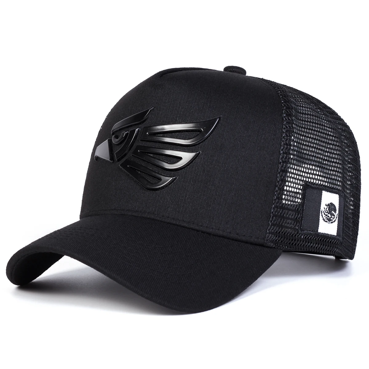 Unisex-Baseballkappen mit mexikanischem Adler-Label, verstellbare Freizeithüte, Sonnenschutzhut für Frühling und Sommer im Freien – Detail 13