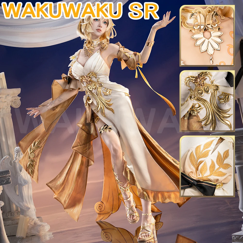 AUF LAGER Aglaea Cosplay Kostüm Spiel Honkai:Star Rail Cosplay WakuWaku-SR HSR Frauen Kostüm Aglaea Cosplay Kleid