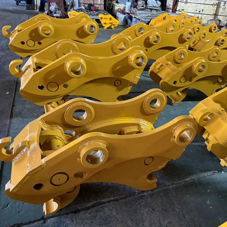 وصلة تغيير وصلة ربط سريعة ميكانيكية صغيرة لتبادل دلو الحفارة للحفارة