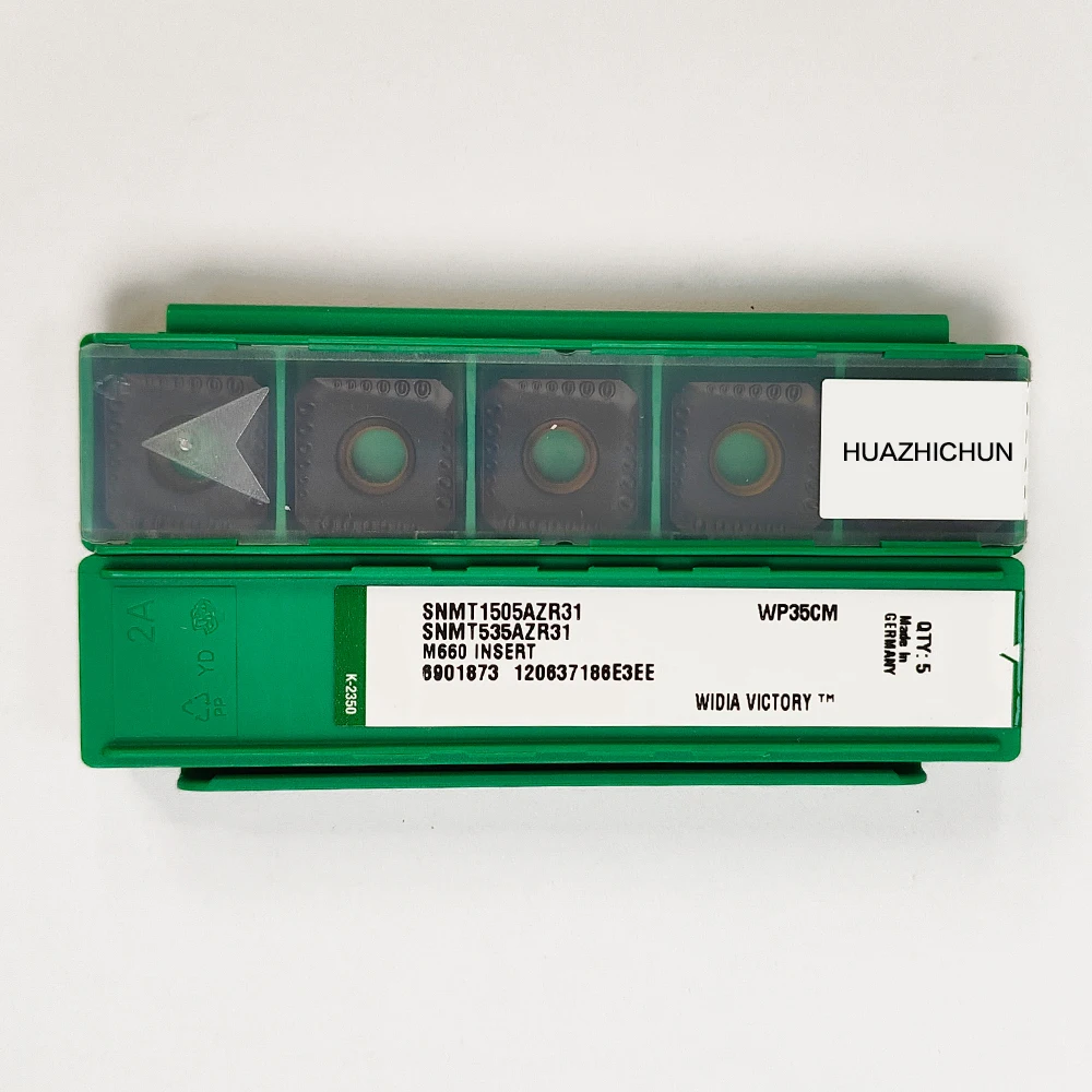 HUAZHICHUN SNMT1505AZR31 WP35CM كربيد إدراج أداة قطع الطحن