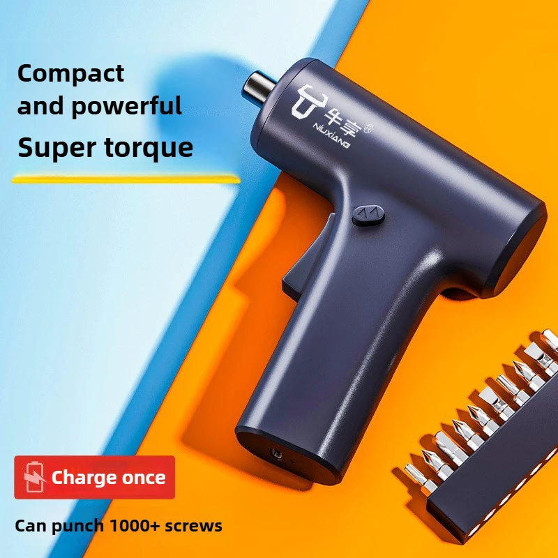 

Cordless Electric Screwdriver Rechargeable 2000mah Lithium Battery Mini Drill 3.6V Power Tools Set Household Maintenance Repair