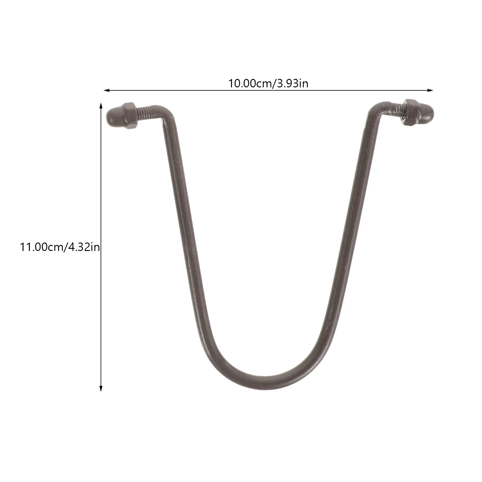 Heavy Duty V-Shaped Rain Chain Hook for Downspout – Rust-Resistant Iron Outdoor Gutter Adapter