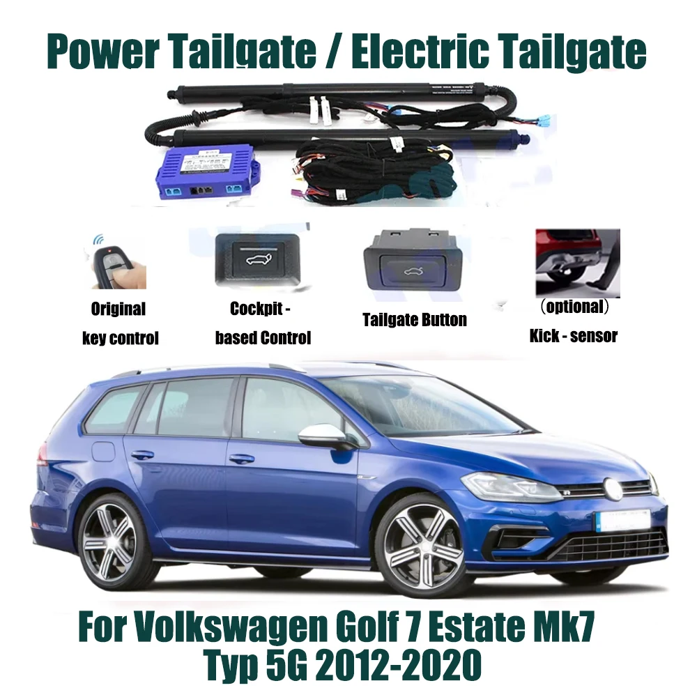 For Volkswagen VW Golf 7 Estate Mk7 Typ 5G 2012-2020 Car Automatic Lifting kit Opening Trunk Intelligent Electric Lift Tailgate