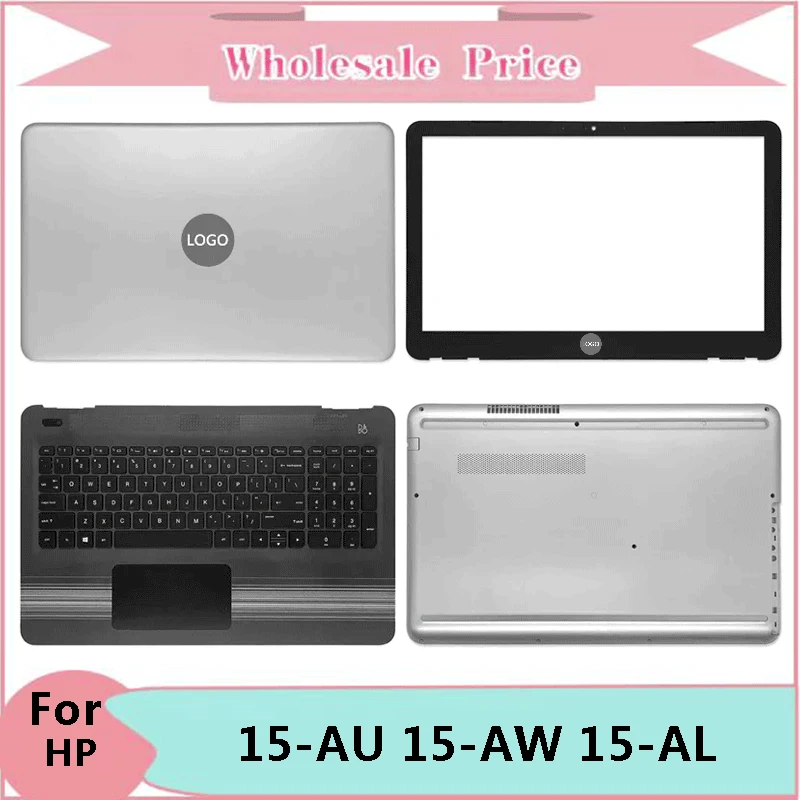 

New For HP Pavilion 15-AU 15-AW 15-AL TPN-Q172 Q175 Laptop LCD Back Cover Front Bezel Upper Palmrest Bottom Case Keyboard Hinges