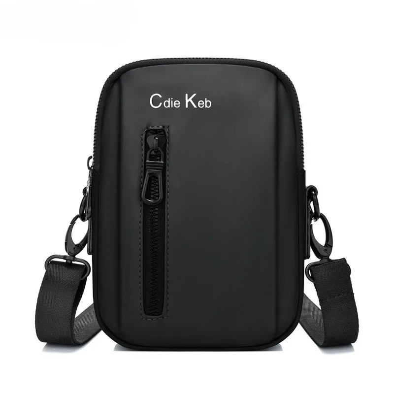 New men's single-shoulder bag with water-resistant coating mini style crossbody bag for outdoor and casual use with enough space