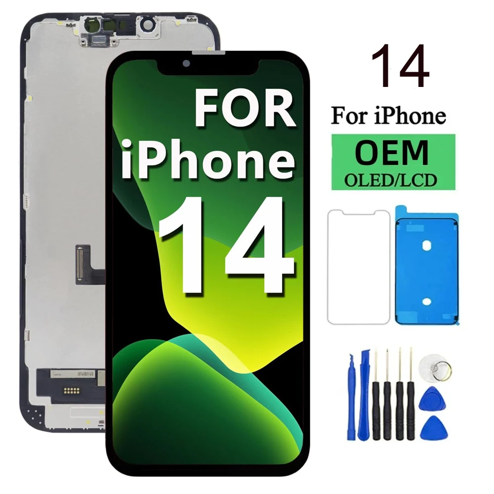 incell Pantalla for iphone 14 LCD Display Touch Screen Digitizer Assembly for iPhone 14 LCD Replacement 3D Touch True