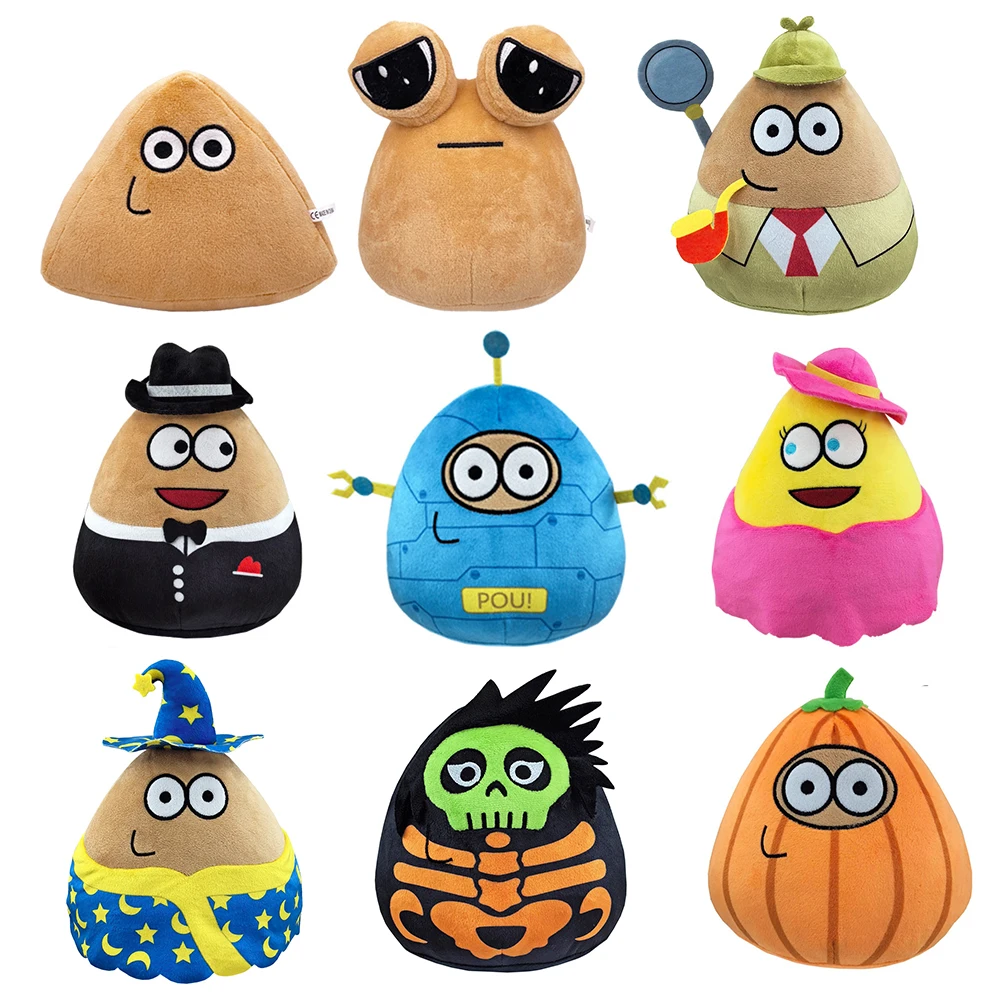 New The Maw My Pet Alien Pou 22Cm Kawaii Anime Game Cartoon Plush Toys Children Birthday Xmas Gifts