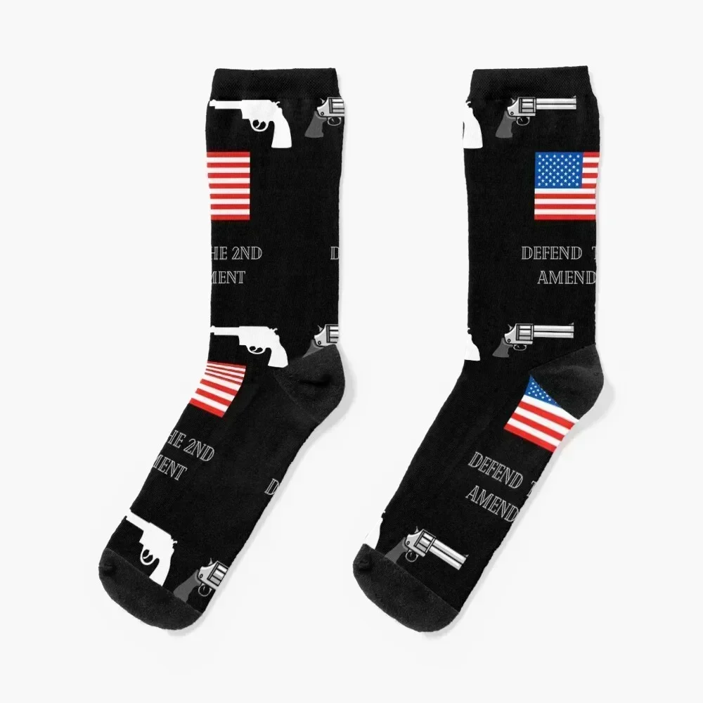 Defend the 2nd amendment Socks custom luxury Heating sock Women Socks Men's