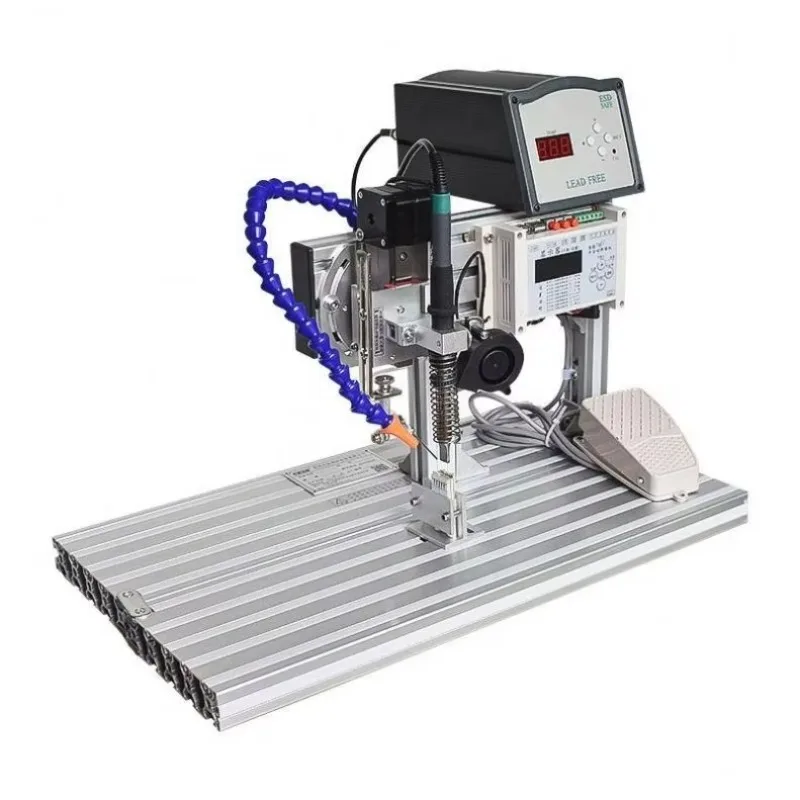 Automatic and Semi-automatic Treadle Type Tin Welder Soldering Machine for Type C/ Aux/ USB / PCB /Led Lights Power Plug