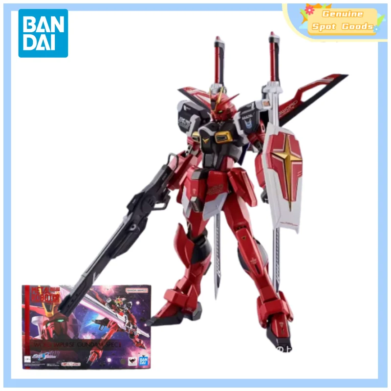 

Genuine Bandai METAL ROBOT SPIRTS SWORD IMPULSE GUNDAM SPEC II Anime Action Figures Model Figure Gift for Toys Hobbies Children