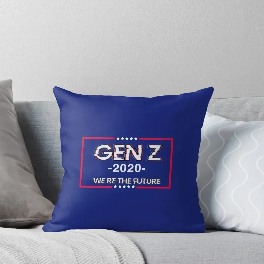 

Gen Z ‘we’re the future’ flag Throw Pillow Sitting Cushion Pillowcase Cushion Cushion Cover Set pillow
